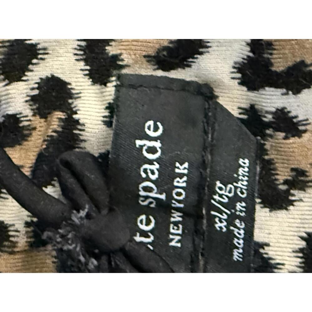 NWOT - Kate Spade New York Animal Print Short Sleeve Cropped Pajama Set XL - Picture 5 of 8